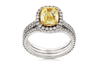 Photo of Colored Engagement Ring, Birmingham - Bromberg & Co Inc.