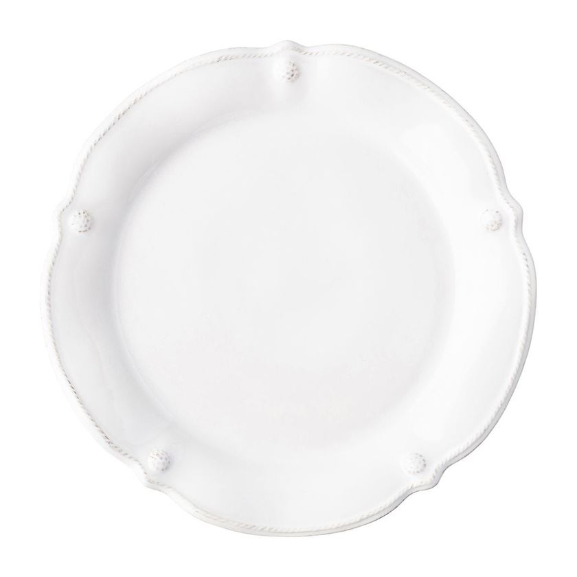 Photo of a white flared dinner plate