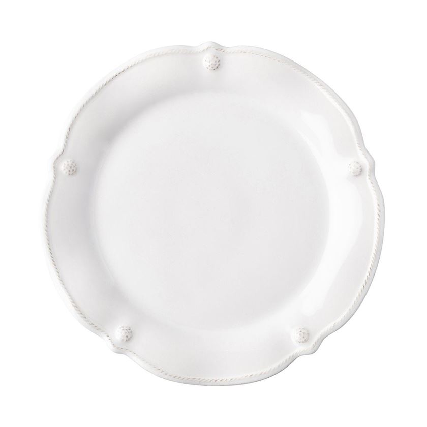 Photo of a white flared dessert or salad plate