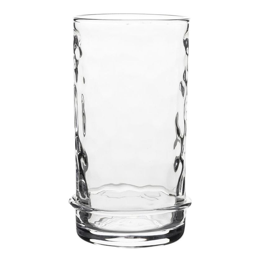 Photo of a clear carine highball glass