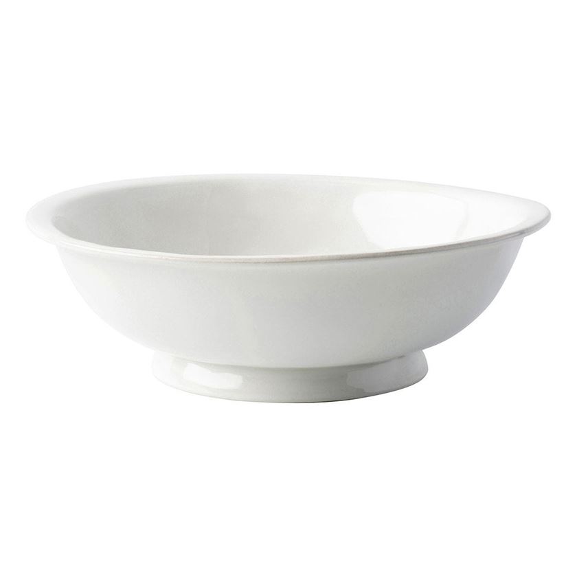 Photo of a white fruit bowl