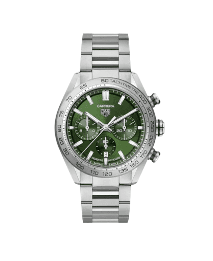 Tag Heuer chrono luxury watch sold at Bromberg's