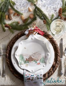 Juliska north pole place setting