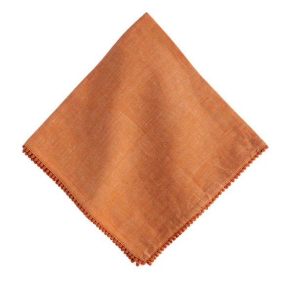 Juliska Berry Trim Napkin - Persimmon