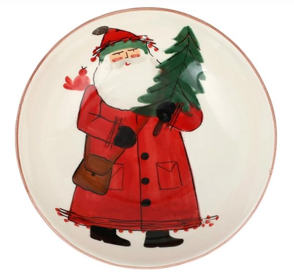 Vietri Old St. Nick Medium Serving Bowl