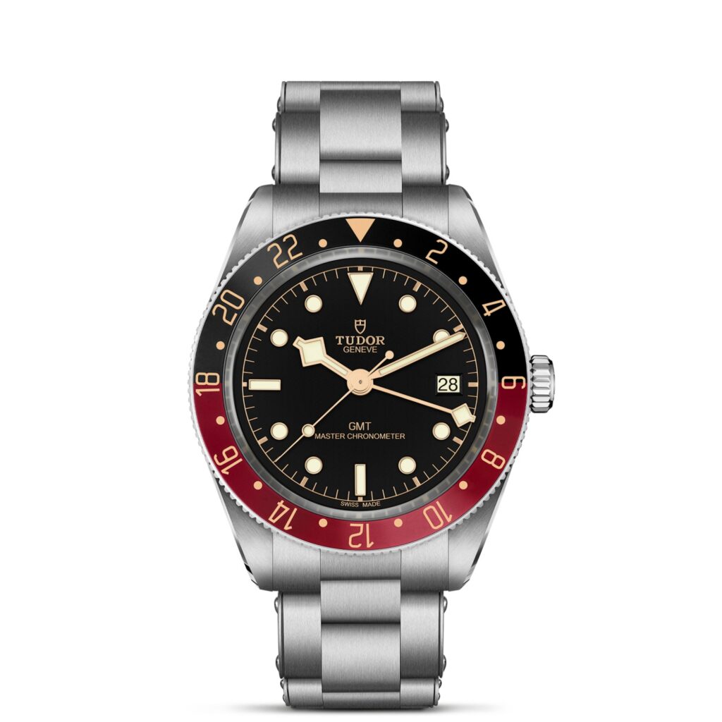 Black Bay 58 GMT 39mm stainless steel case with polished and satin finishes - M7939G1A0NRU-0001 at Henne Jewelers
