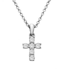 Bromberg's Signature Collection Diamond Cross Necklace