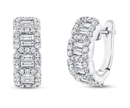 Bromberg's Signature Collection Diamond Huggie Earrings