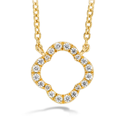 Hearts on Fire Small Signature Petal Pendant Necklace