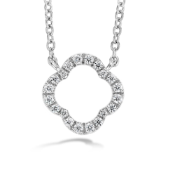 Hearts on Fire Signature Small Petal Pendant Necklace