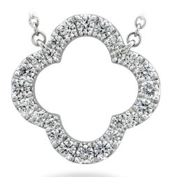 Hearts on Fire Signature Petal Diamond Pendant Necklace - Medium