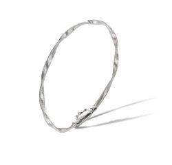 Marco Bicego Marrakech White Gold Twisted Bangle
