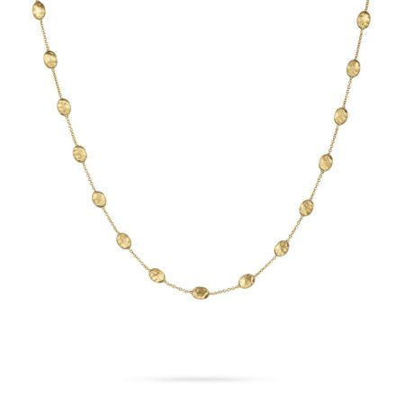 Marco Bicego Siviglia Collection Yellow Gold Medium Bead Necklace