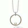 LAGOS Luna Circle Pearl Statement Necklace