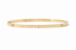 Julie Vos Crescent Stone Bangle