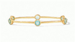 Julie Vos Milano Bangle - Bahamian Blue