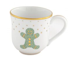Herend Holiday Mug - Gingerbread Man