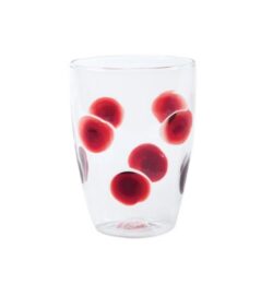 Vietri Drop Tall Tumbler - Red
