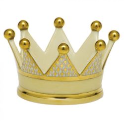 Herend Crown Figurine - Gold