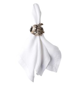 Juliska Feather Napkin Ring