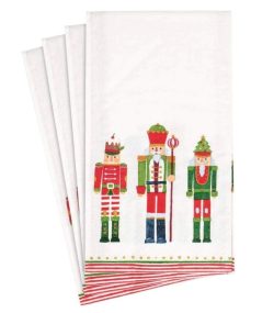 Caspari March of the Nutcrackers Paper Napkins - Guest Towel