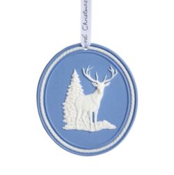 Wedgwood 2023 Cameo Reindeer Ornament