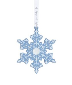 Wedgwood 2023 Snowflake Ornament - Blue