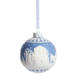 Wedgwood 2023 Deer Bauble Ornament