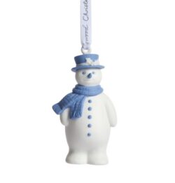 Wedgwood 2023 Snowman Ornament