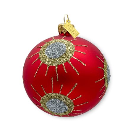 Currin & Cade Suns Ornament - Coral