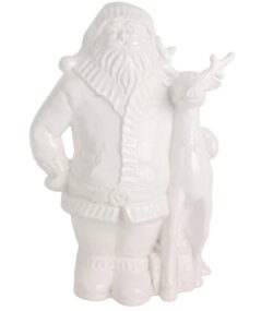 Vietri Pietra Natale Figural Santa with Deer