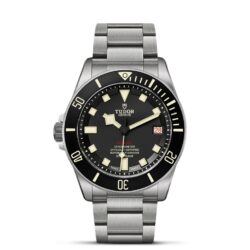Pelagos LHD 42mm titanium and steel case with satin finish 
Numbered steel case back - M25610TNL-0001 at Henne Jewelers