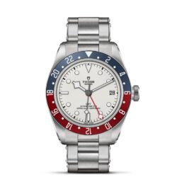 Black Bay GMT 41mm steel case with polished and satin finish - M79830RB-0010 at Henne Jewelers