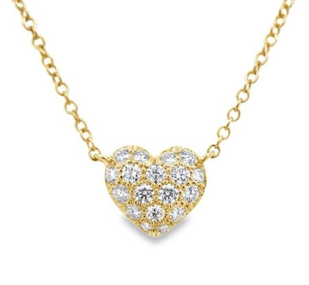 Bromberg's Signature Collection Diamond Heart Pendant Necklace