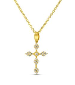 Bromberg's Signature Collection Diamond Cross Necklace