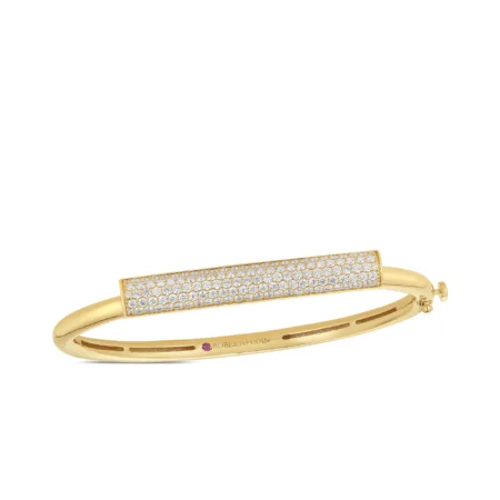 Roberto Coin Domino PavÃ© Diamond Bar Bangle