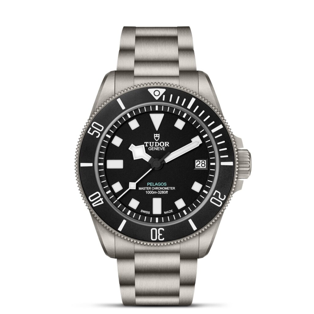 Pelagos Ultra 43mm titanium case with satin finish and helium escape valve - M2543C1A7NU-0001 at Henne Jewelers