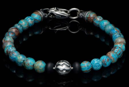 William Henry Brookings Bracelet - Blue Agate
