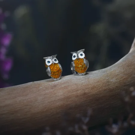 Deakin & Francis Sterling Silver Owl Cufflinks - Image 2