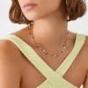 Marco Bicego Paradise Yellow Gold Single Strand Gemstone Necklace - Image 4