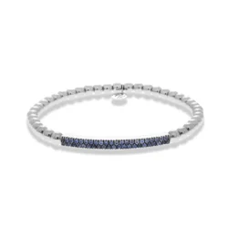 Hulchi Belluni Tresore Sapphire Stretch Bracelet