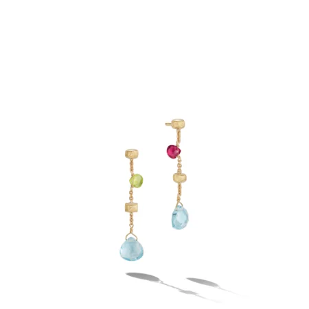 Marco Bicego Paradise Yellow Gold Gemstone Earrings