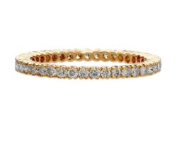 Sethi Couture Prong White Diamond Band