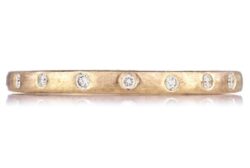 Sethi Couture Dunes Narrow White Diamond Band