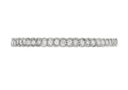 Sethi Couture Scallop White Diamond Band