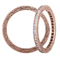 Sethi Couture Channel White Diamond Band