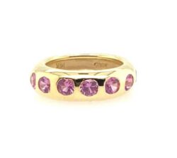 Mazza Pink Sapphire Band