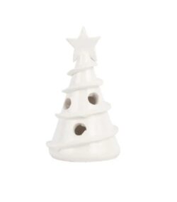 Vietri Foresta Mini Swirl Tree - White