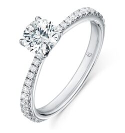 Hearts on Fire Vela Solitaire Diamond Ring