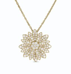 Roberto Coin Margherita Diamond Flower Necklace